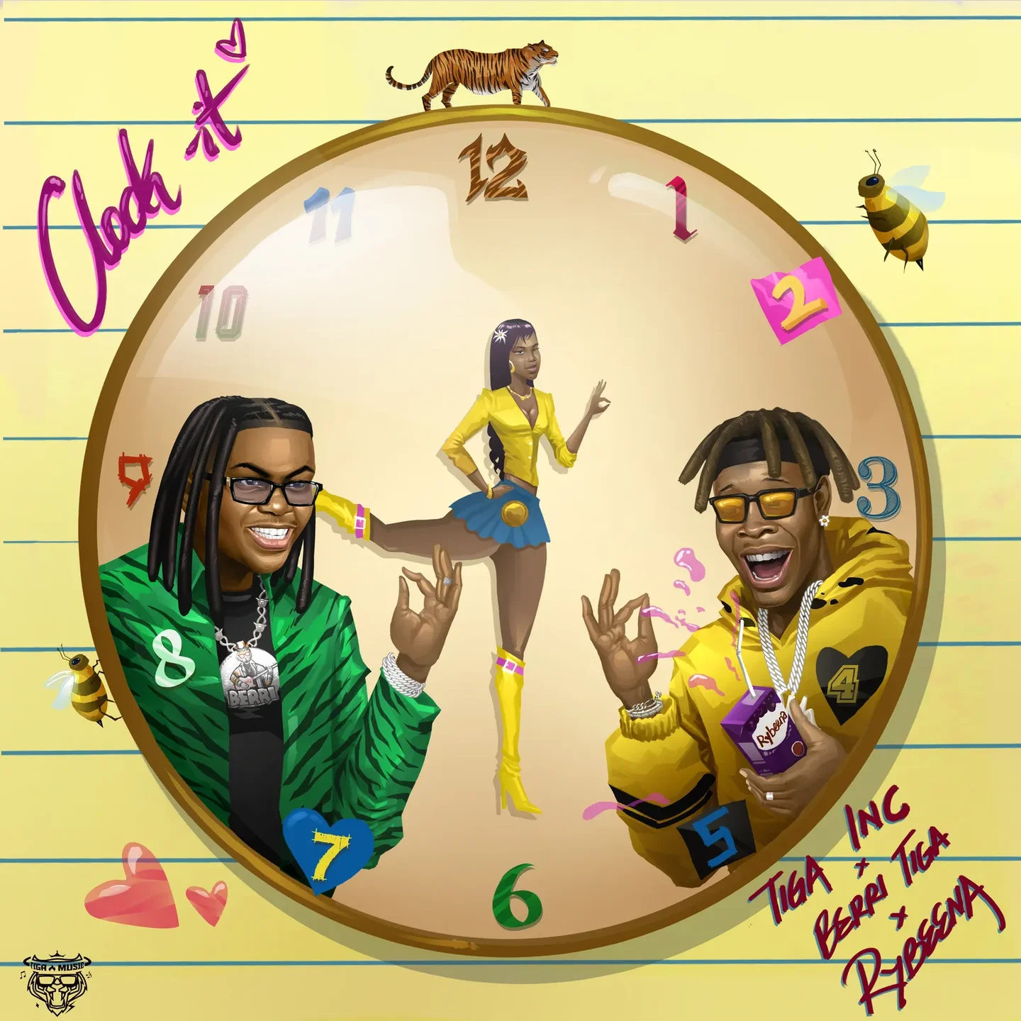 TIGA INC – Clock It Ft. Berri-Tiga & Rybeena